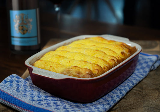 Ragout von der Rinderbacke mit Kartoffelhaube