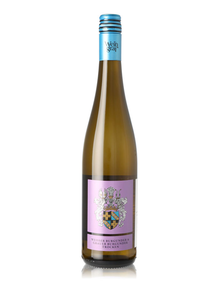 Burgunder, Weingraf trocken Weißer & Grauer Qualitätswein, GmbH 2022 Burgunder –